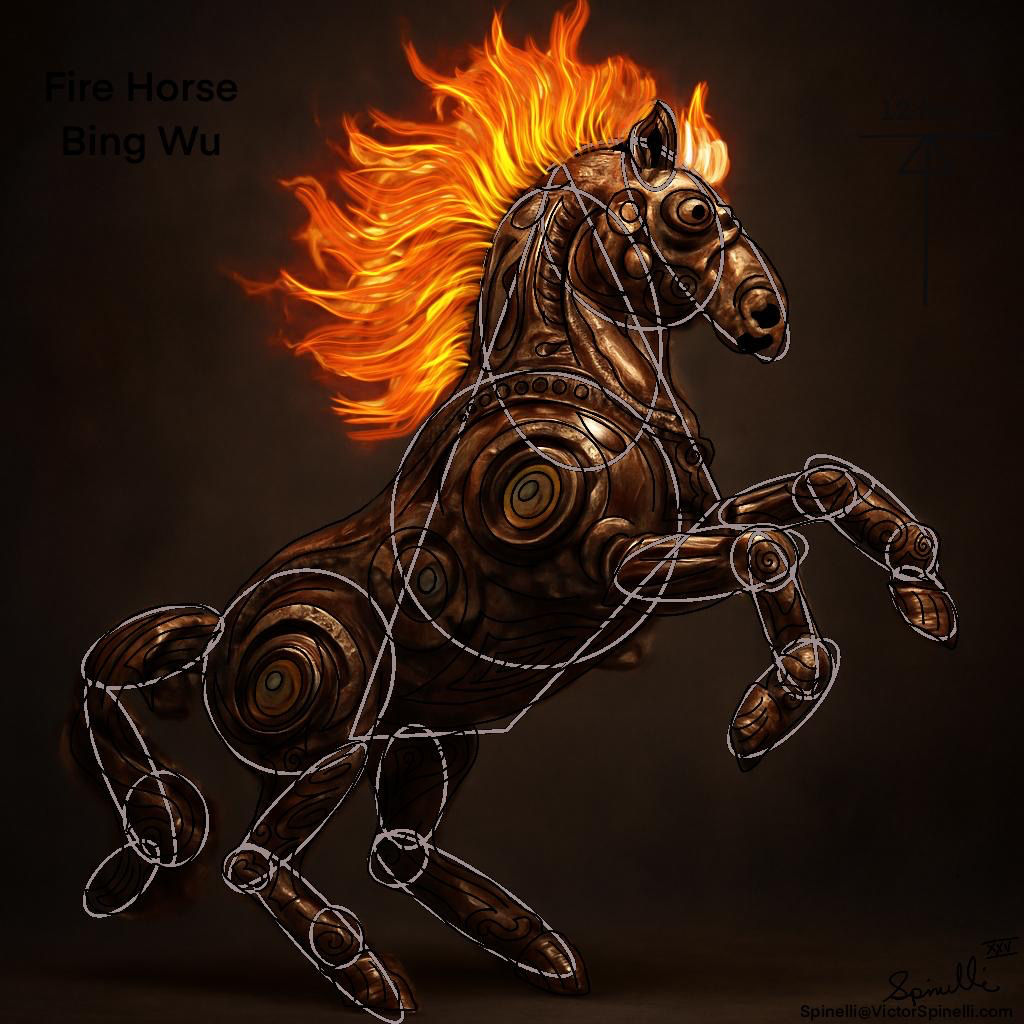 Fire Horse Art
